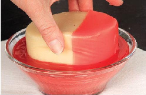 dipping cheese in wax